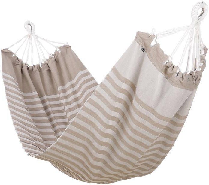 In The Mood Collection Hangmat Stripes L230 x B120 cm Beige - Foto 1